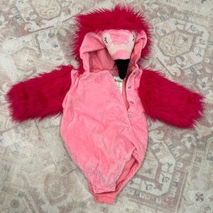 pottery barn flamingo baby halloween costume size 12-24 months